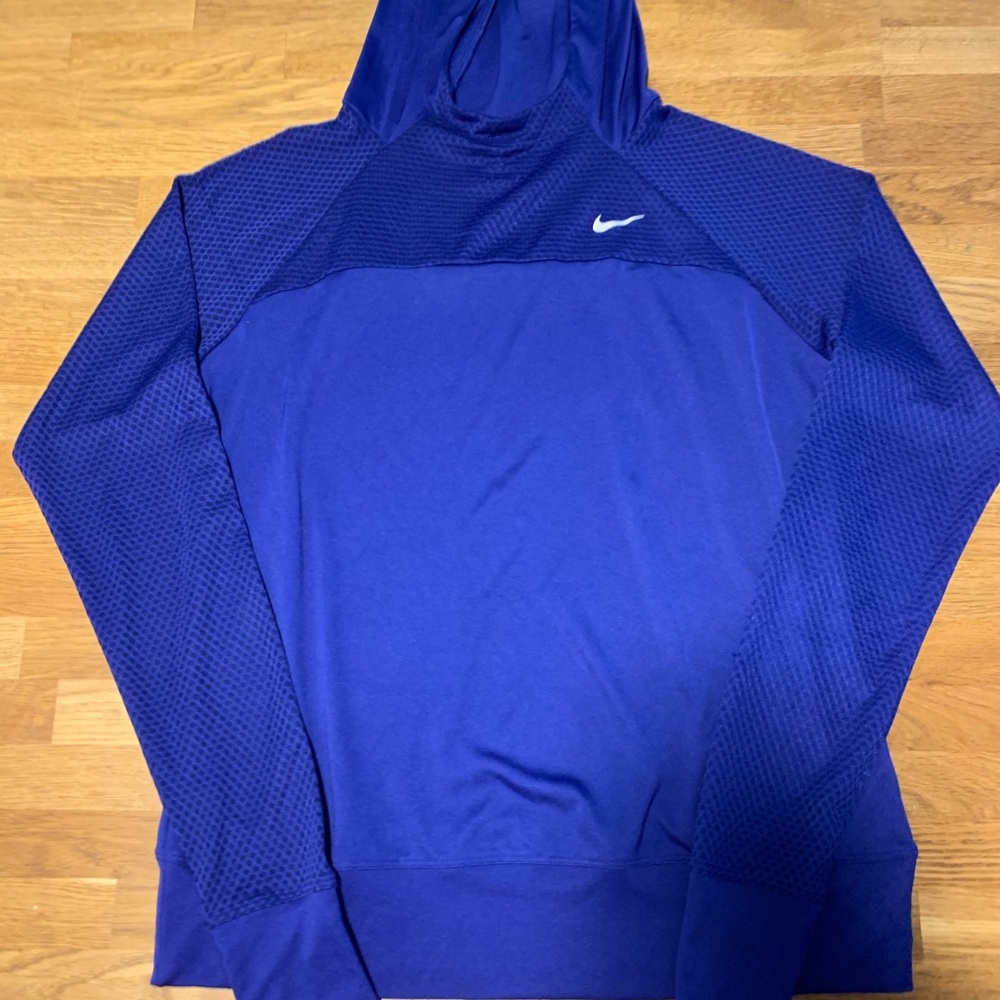 Nike dri-fit blue sweatshirt